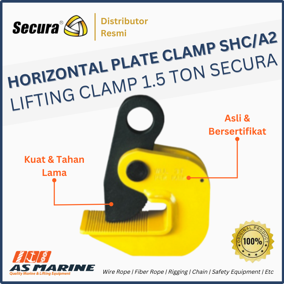 Horizontal Plate Clamp SHC/A2 Secura 1.5 ton