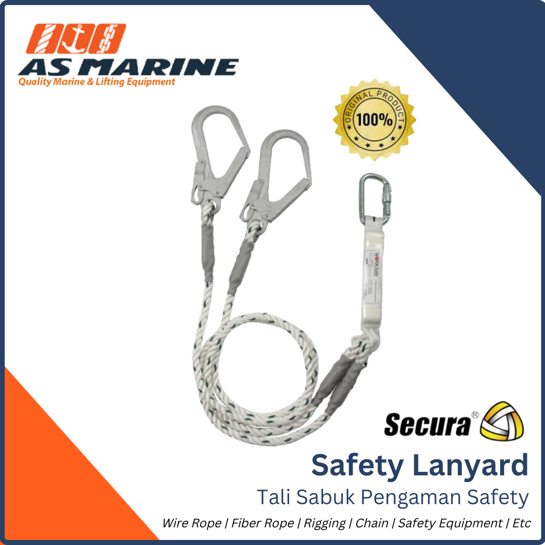 Safety Lanyard / Tali Sabuk Pengaman Safety Secura