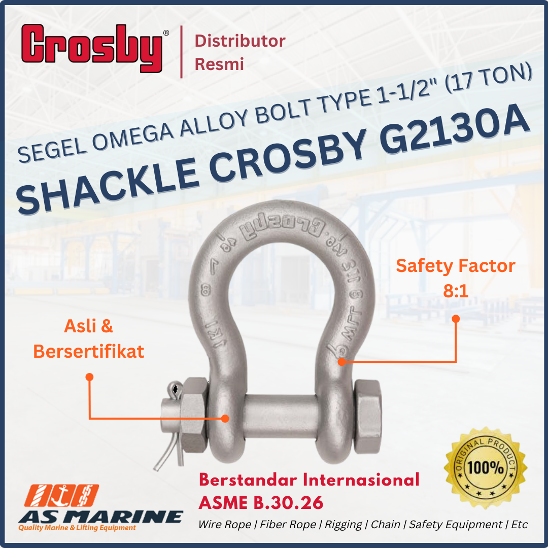 crosby G2130A bolt & nut 1-1/2 inch