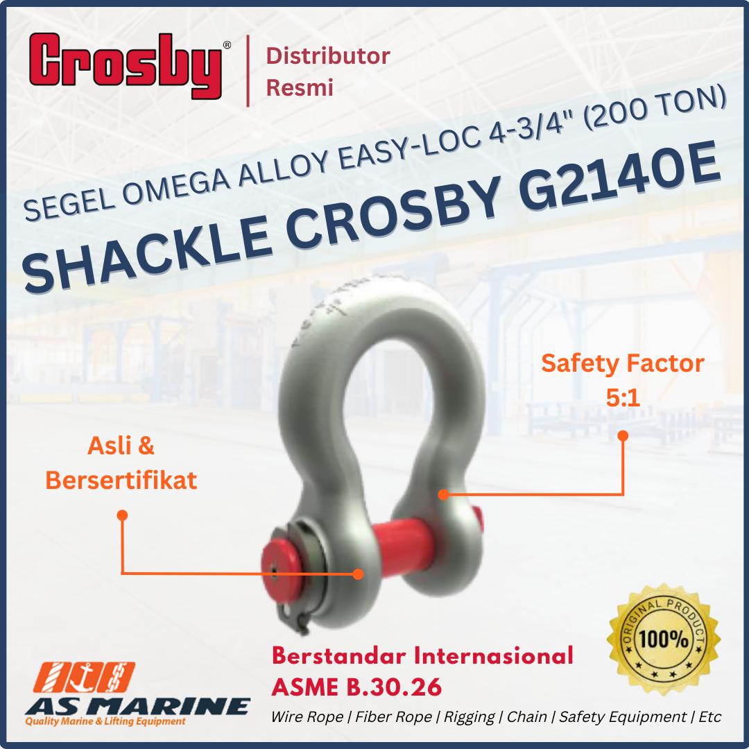 crosby G2140E alloy easy loc 4-3/4 inch