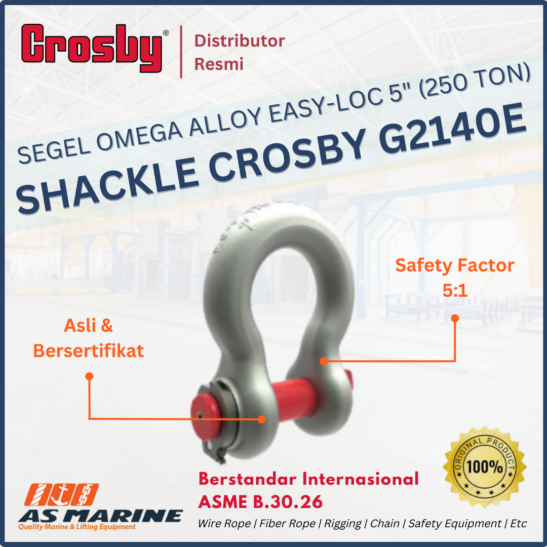 crosby G2140E alloy easy loc 5 inch