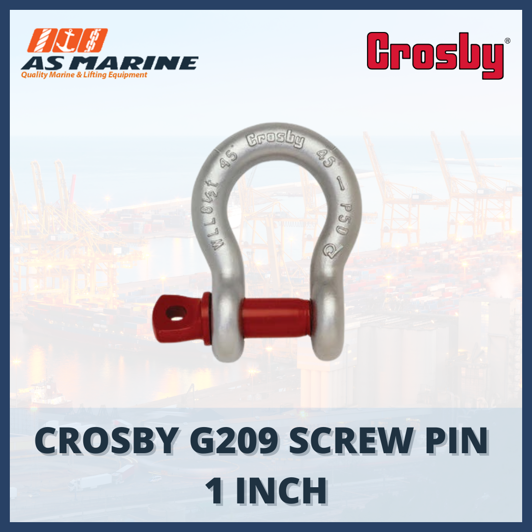 shackle crosby omega G209 screw pin 1 inch