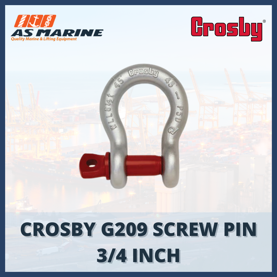 shackle crosby omega G209 screw pin 3/4 inch