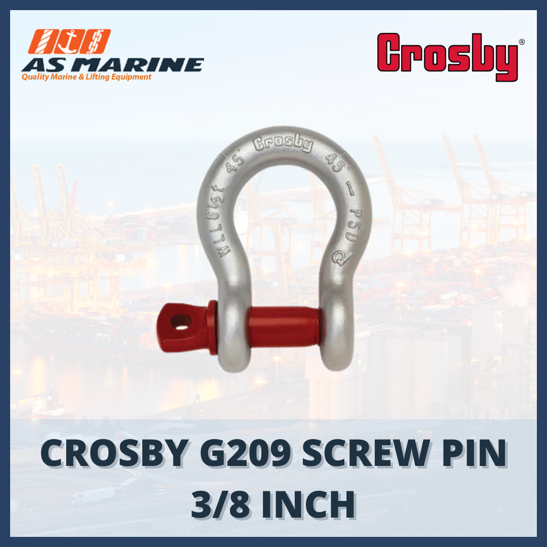 shackle crosby omega G209 screw pin 38 inch