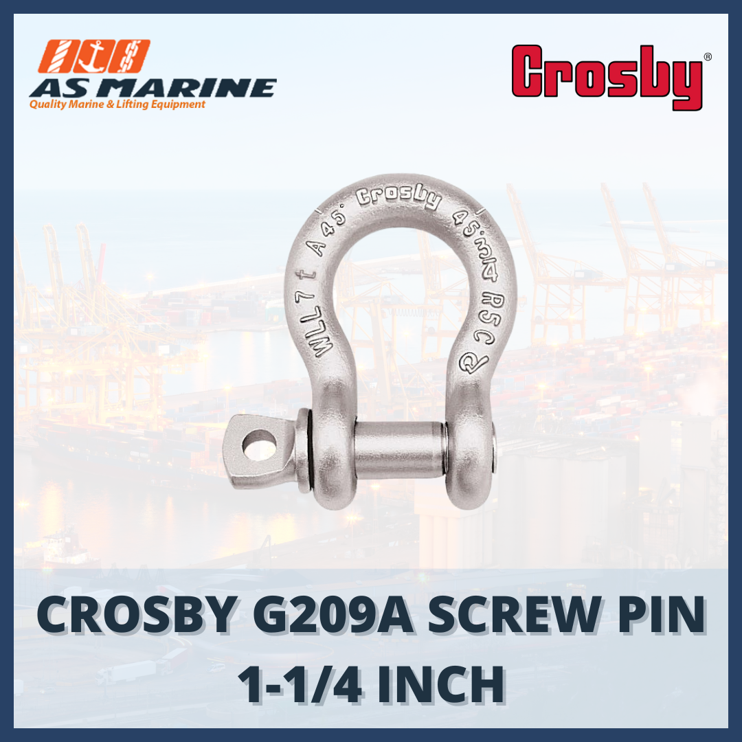 shackle crosby omega G209A screw pin 1-1/2 inch
