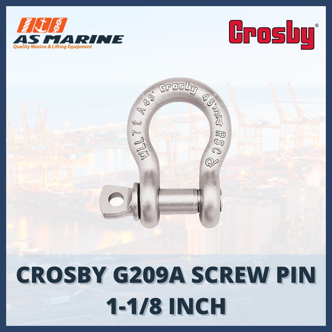 shackle crosby omega G209A screw pin 1-1/4 inch