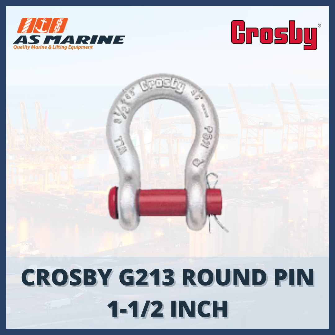 shackle crosby omega G213 round pin 1-1/2 inch