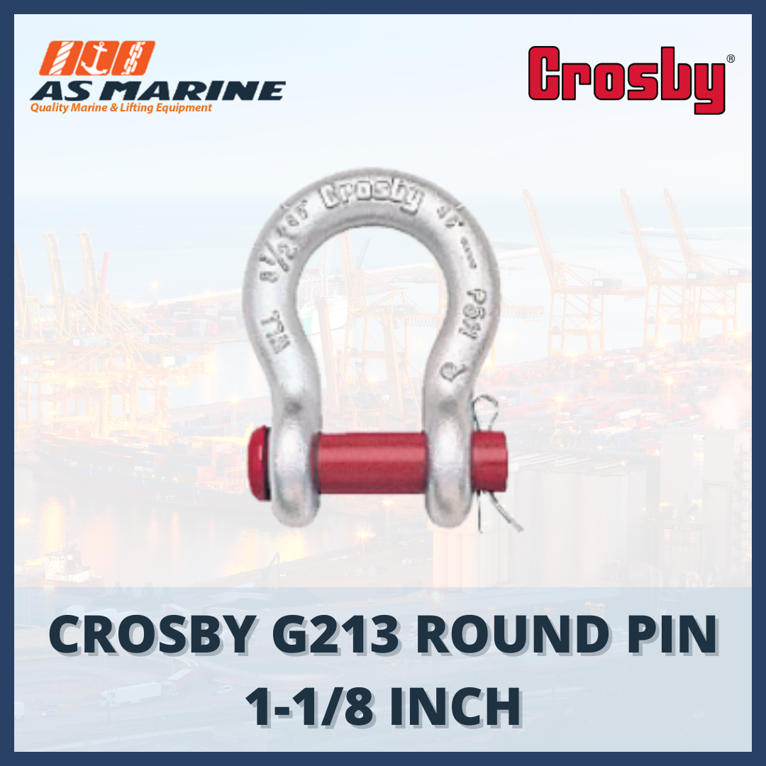 shackle crosby omega G213 round pin 1-1/8 inch