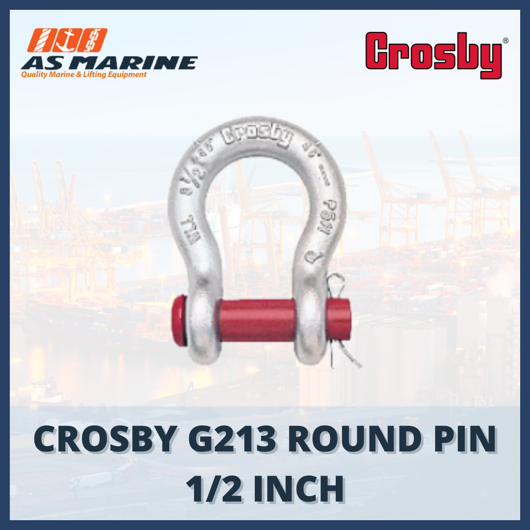 shackle crosby omega G213 round pin 1/2 inch