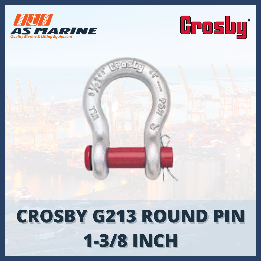 shackle crosby omega G213 round pin 1-3/8 inch