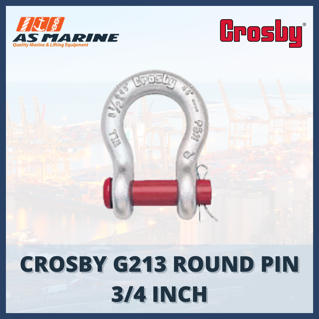 shackle crosby omega G213 round pin 3/4 inch