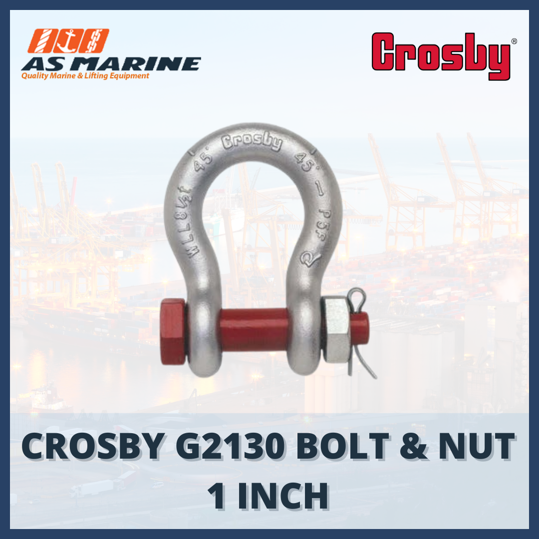 shackle crosby omega G2130 bolt & nut 1 inch