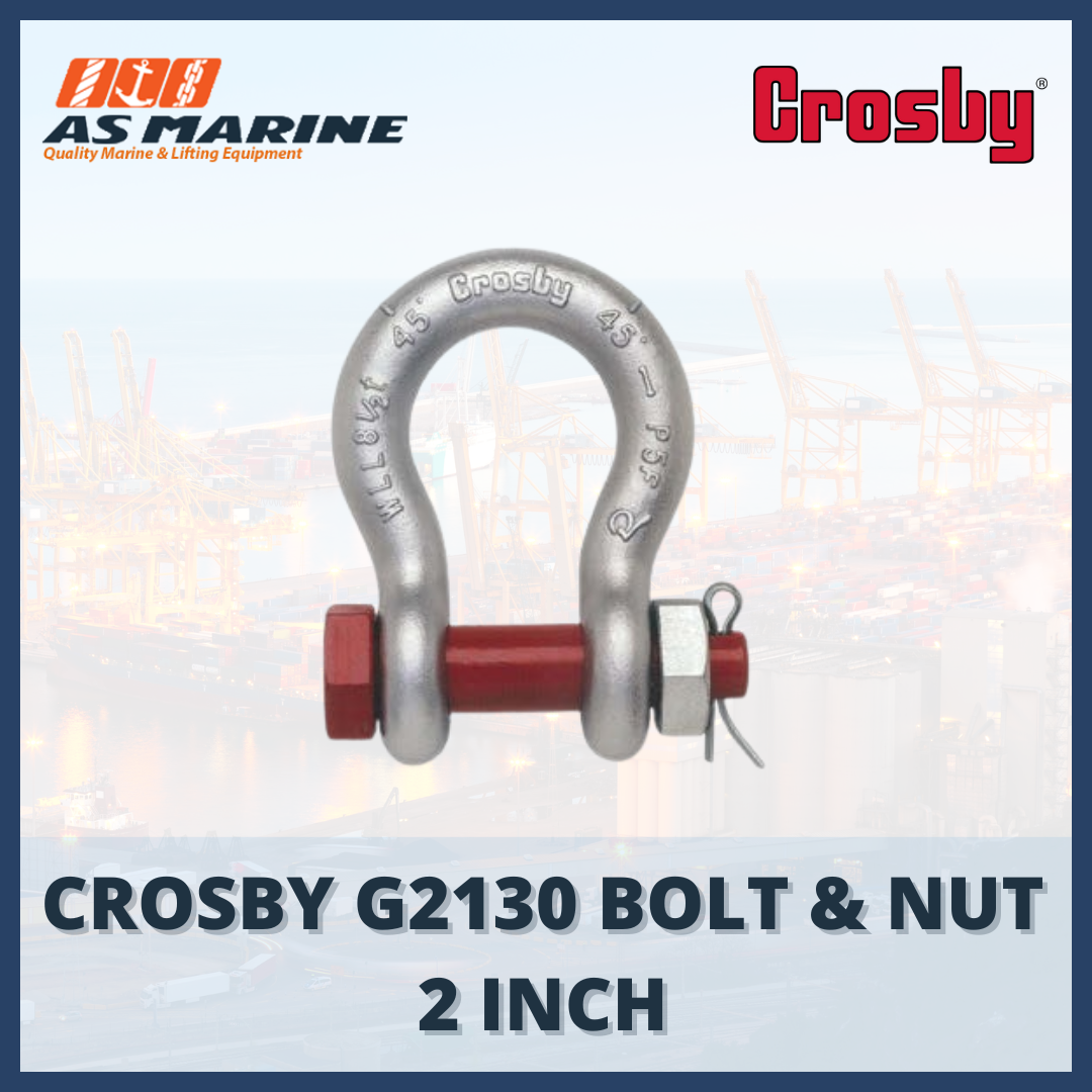 shackle crosby omega G2130 bolt & nut 2 inch