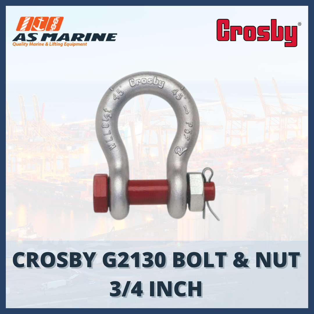 shackle crosby omega G2130 bolt & nut 3/4 inch