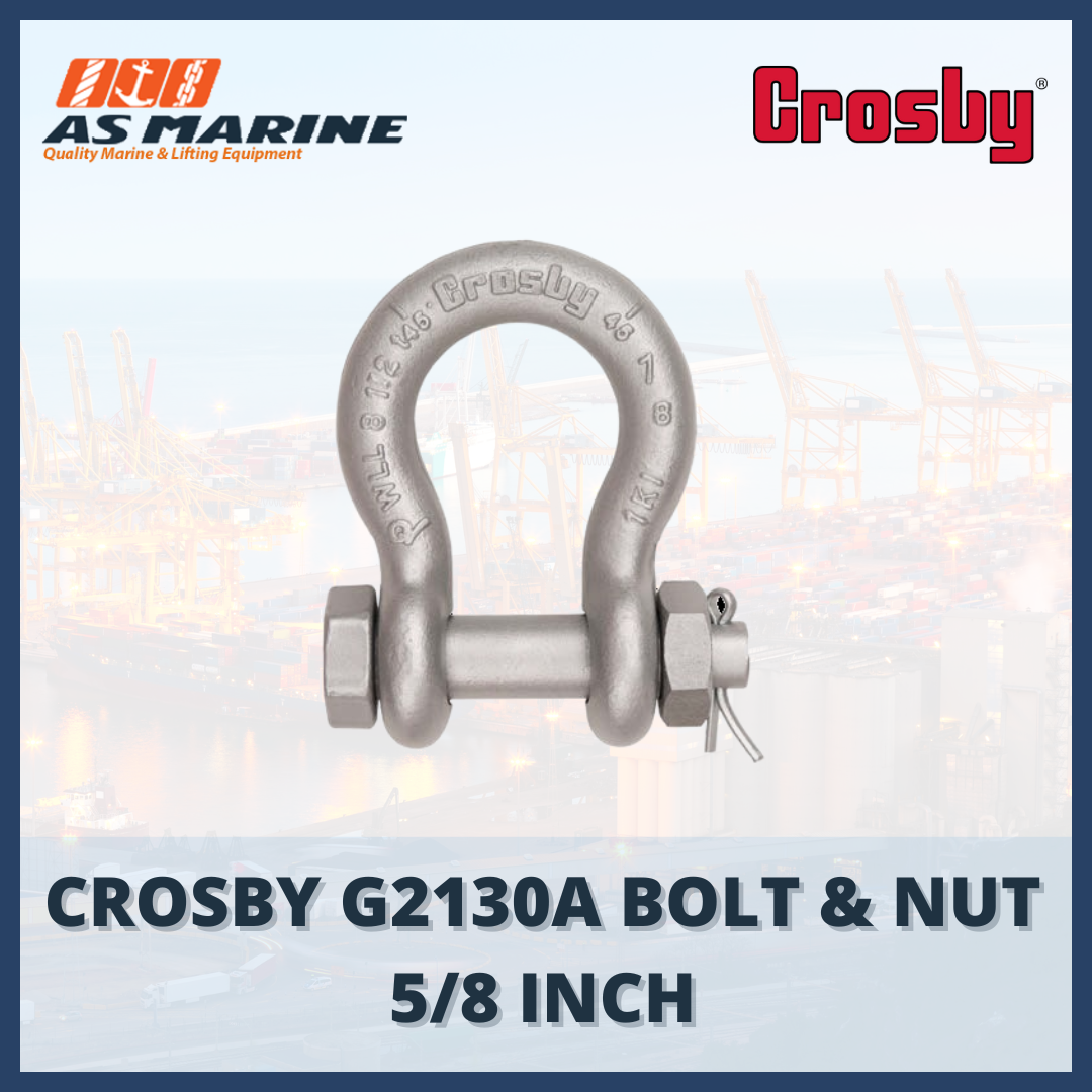 shackle crosby omega G2130A bolt & nut 5/8 inch
