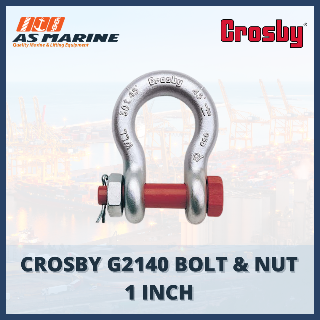 shackle crosby omega G2140 alloy bolt 1 inch