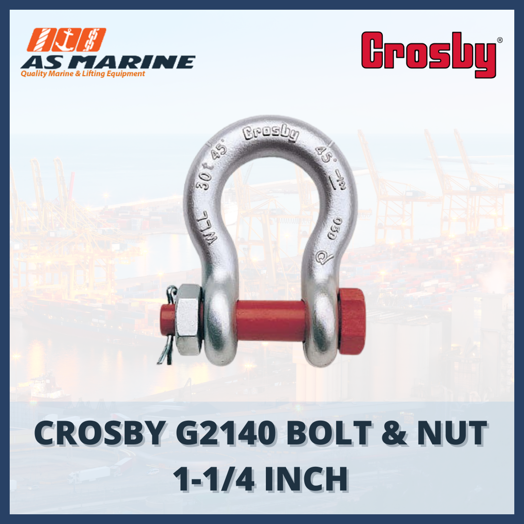 shackle crosby omega G2140 alloy bolt 1-1/4 inch
