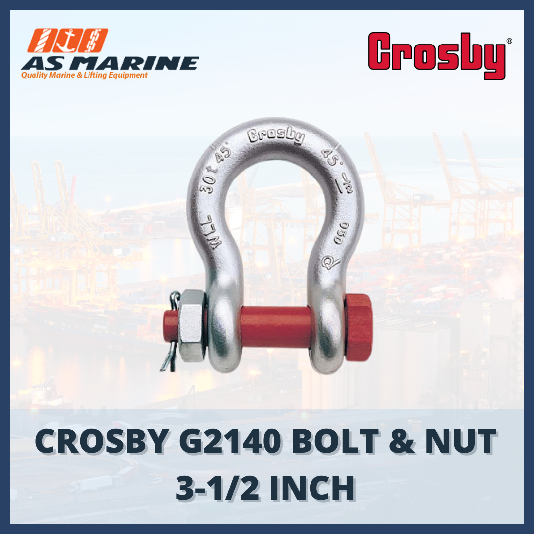 shackle crosby omega G2140 alloy bolt 3-1/2 inch