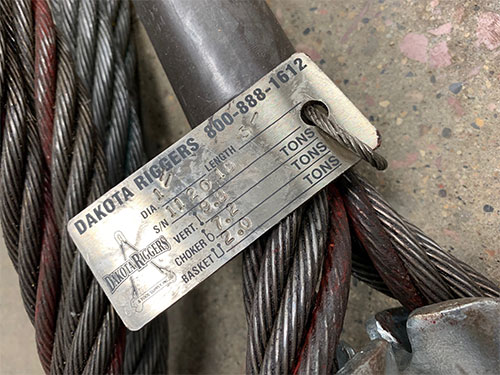 Tag Wire Rope Seling Baja