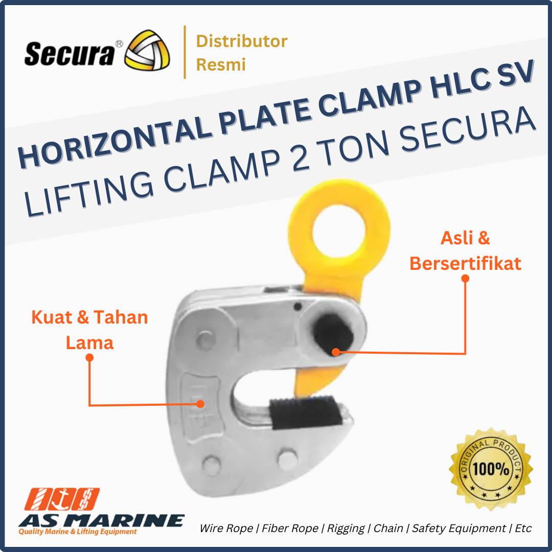 Horizontal Plate Clamp HLC SC Plus Secura 2 ton