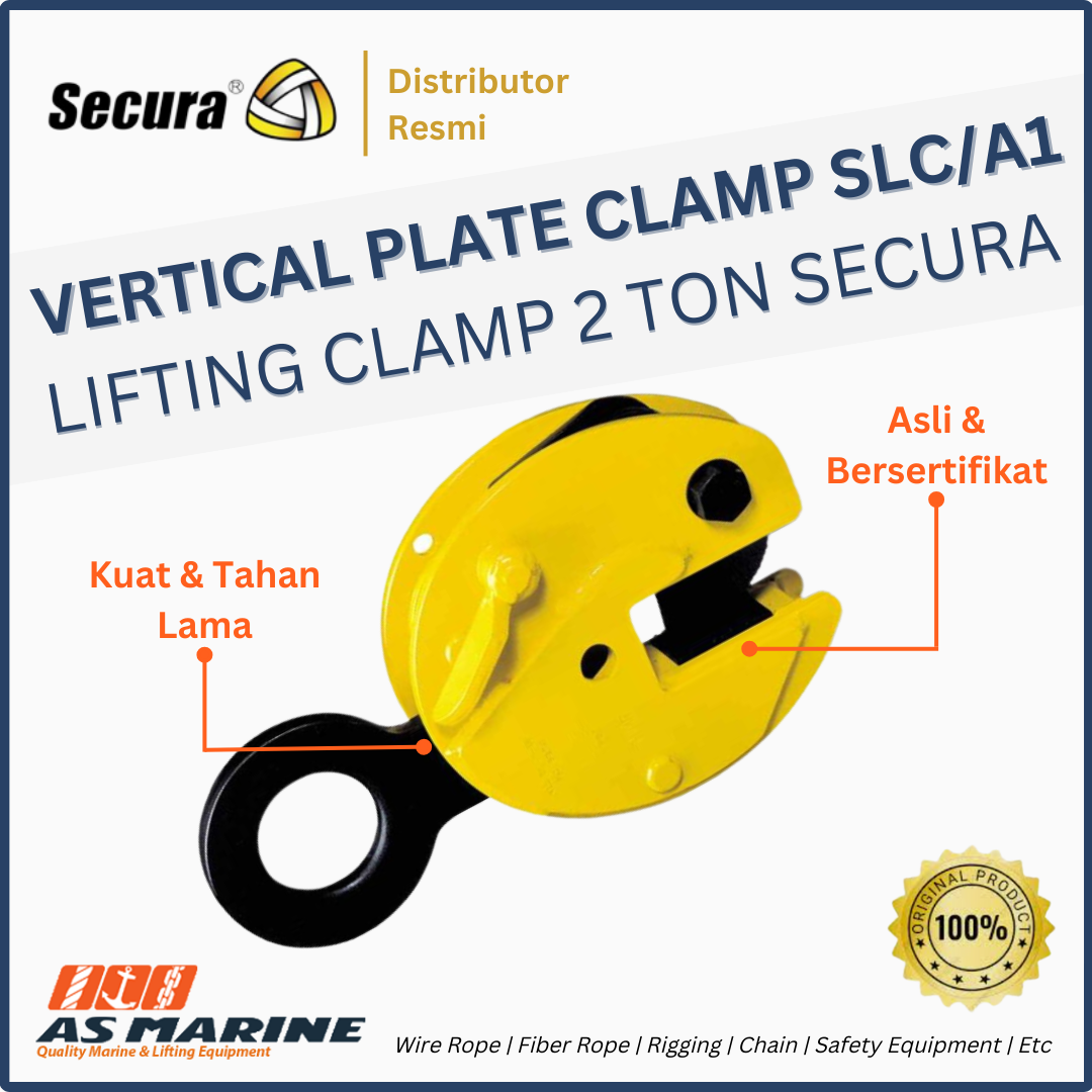 Vertical Plate Clamp SLC/A1 Secura 2 ton