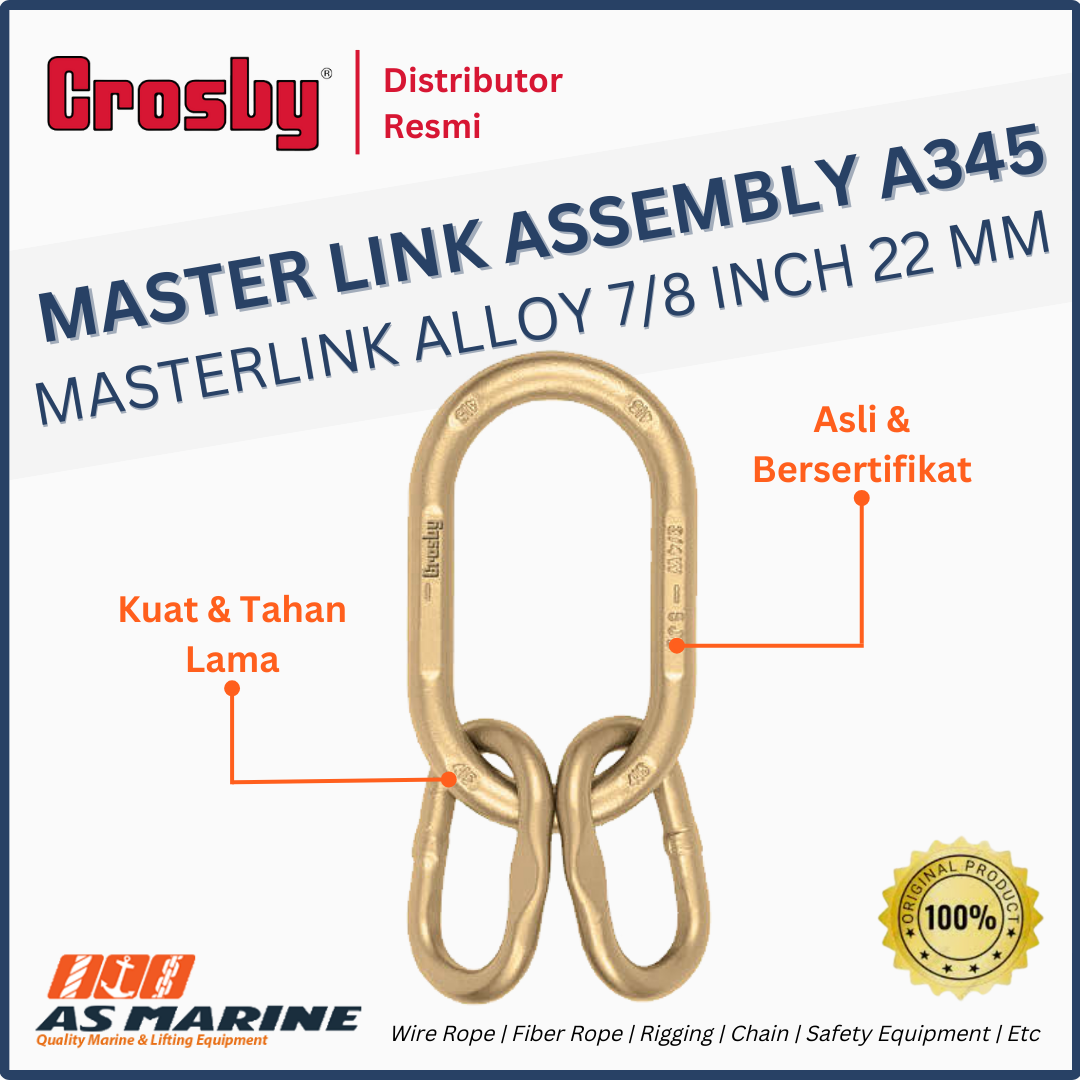 masterlink assembly a345 7/8 inch 22 mm