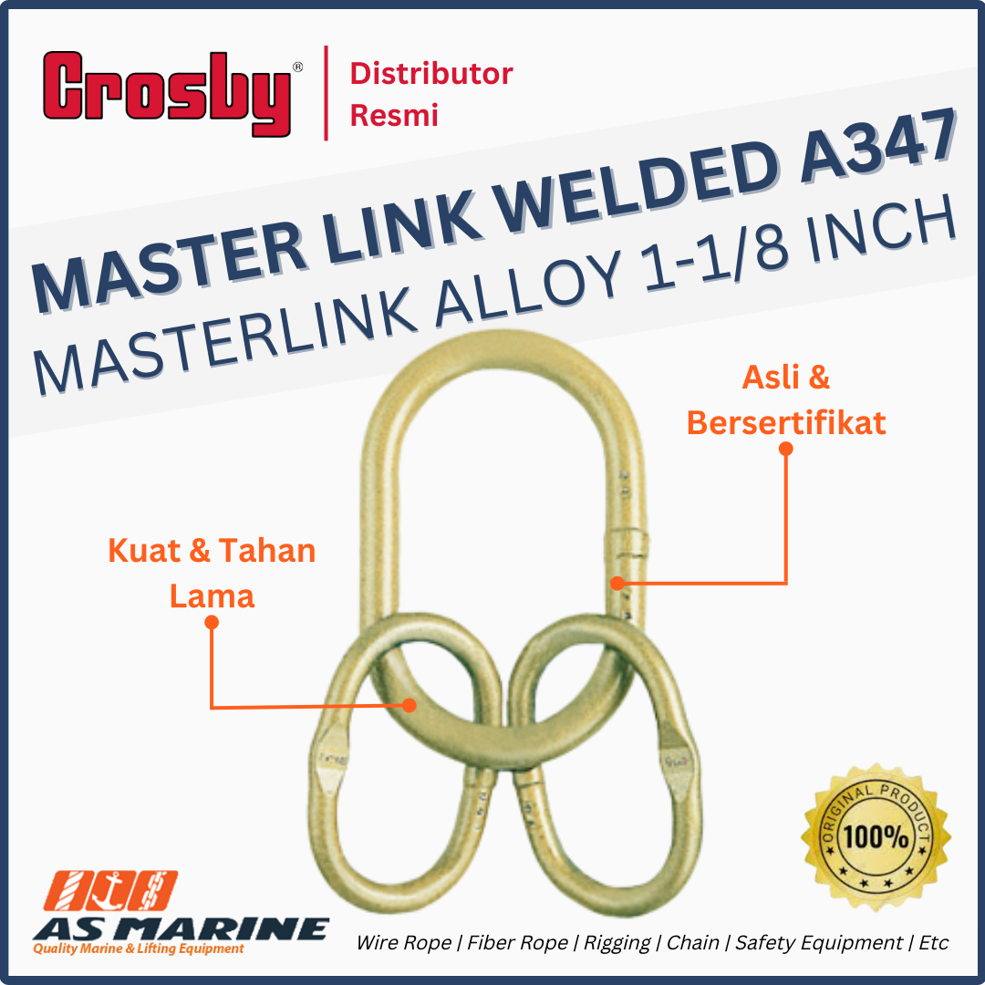 masterlink welded crosby a347 1-1/8 inch