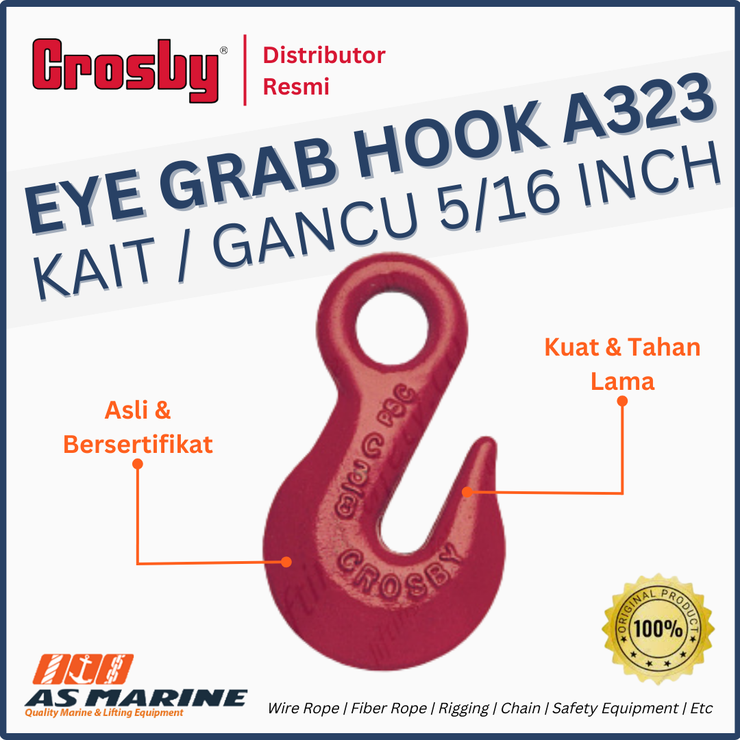 crosby usa eye grab hook a323 5/16 inch