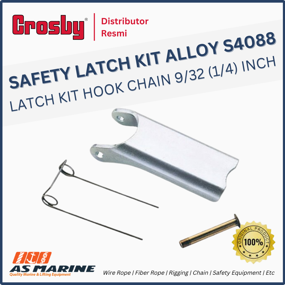 safety latch kit alloy crosby s4088 9/32 (1-4) inch