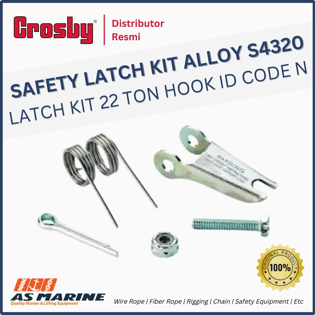 safety latch kit alloy crosby s4320 22 Ton