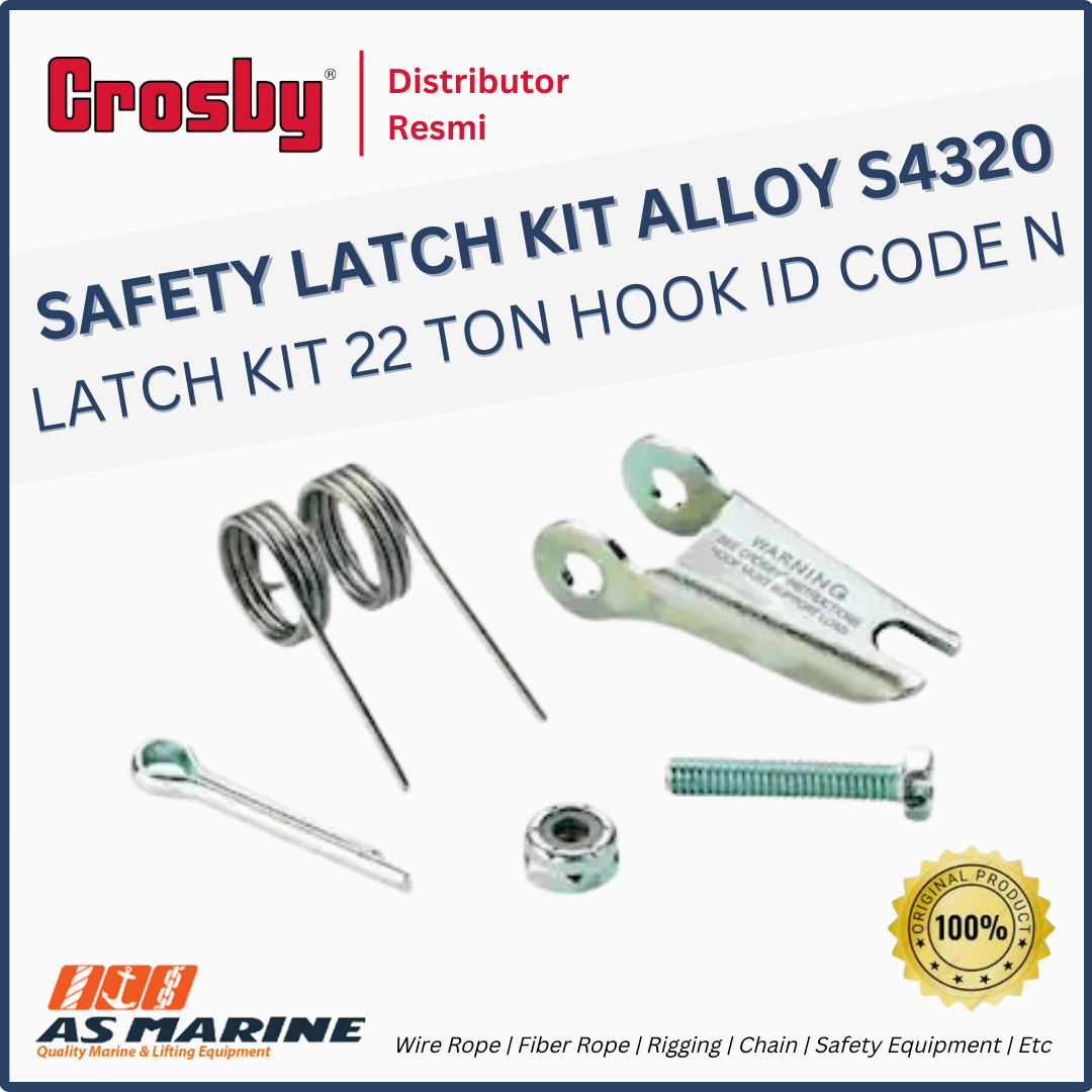 safety latch kit alloy crosby s4320 22 ton