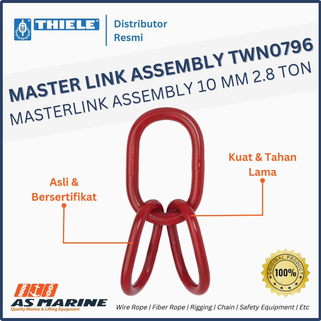 THIELE Master Link / Masterlink Assembly TWN 0796 10 mm 2.8 Ton