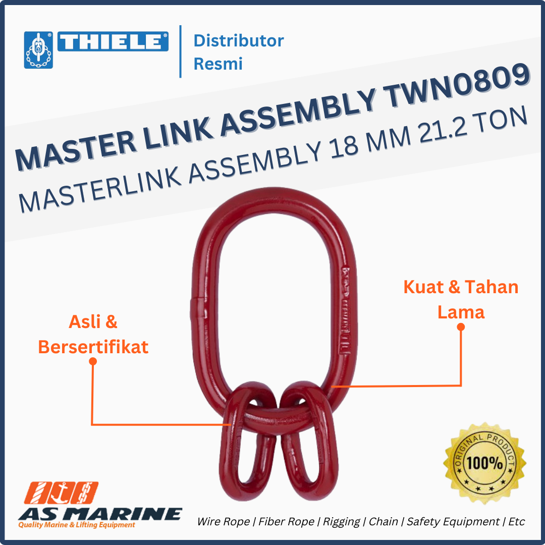 THIELE Master Link / Masterlink Assembly TWN 0809 18 mm 21.2 Ton