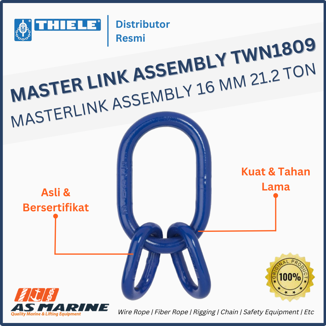 THIELE Master Link / Masterlink Assembly TWN 1809 16 mm 21.2 Ton PT