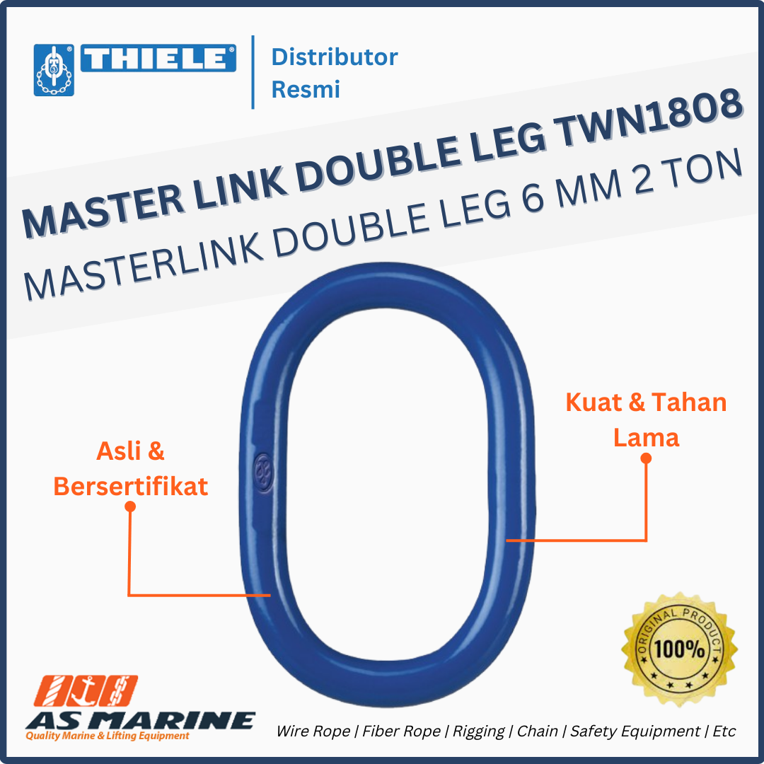 THIELE Master Link / Masterlink for Double Leg TWN 1808 6 mm 2 Ton