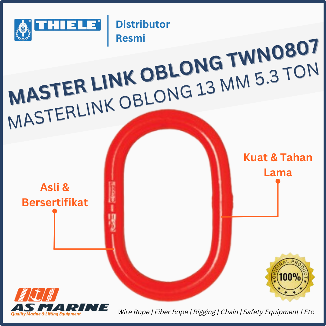 THIELE Master Link / Masterlink Oblong TWN 0807 13 mm 5.3 Ton