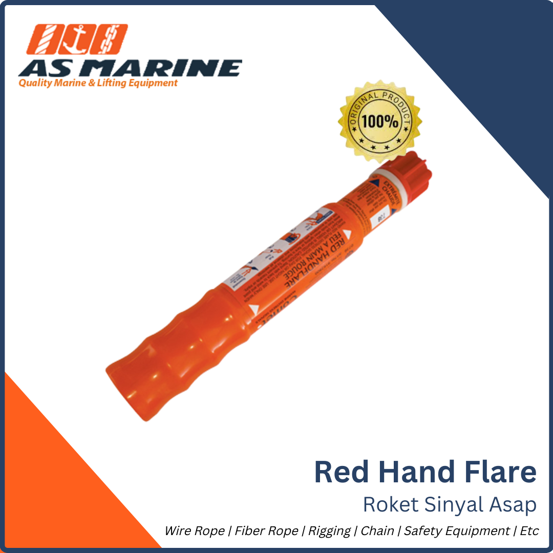 Red Hand Flare / Roket Sinyal Asap