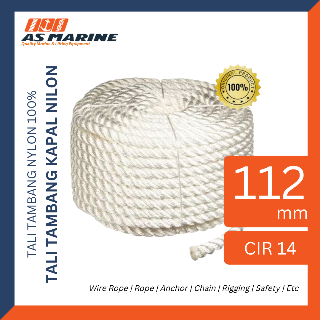 tali tambang nylon dongyang 112 mm cir 14