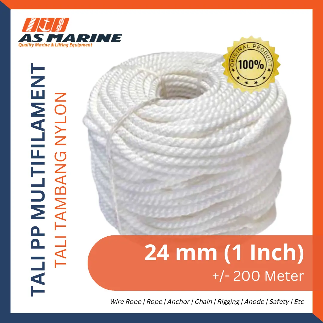 Tali PP Multifilament Dongyang 24 mm | PT. Anugrah Sukses Marine
