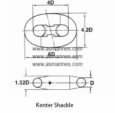 Kenter Shackle Anchor Chain