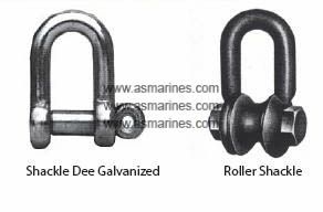 Shackle Galv Roller Shackle