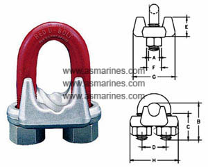 Wire Clip Crosby Klem Sling G-450